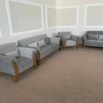مبل راحتی اسکارلت چوبی 7 نفره