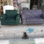 مبل راحتی اسکارلت 7 نفره پایه فلز