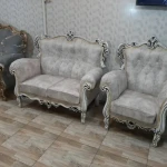 مبل استیل نگین 7 نفره