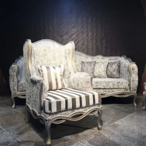 مبل کلاسیک فرانسوی طنابی 7 نفره