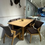 میز ناهارخوری مدل ایتالیایی 6 نفره