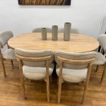 میز ناهارخوری مدل نوبل 6 نفره