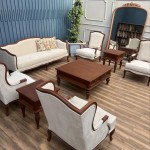 مبل کلاسیک چستر فرانسوی کاترین 8 نفره