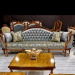 مبل کلاسیک سلطنتی کاریزما 7 نفره