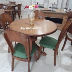 میز ناهارخوری نعل اسبی 4 نفره