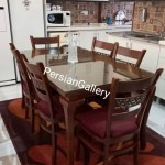 میز ناهارخوری سه تیرک 4 نفره