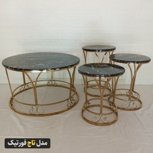 میز جلومبلی عسلی تاج